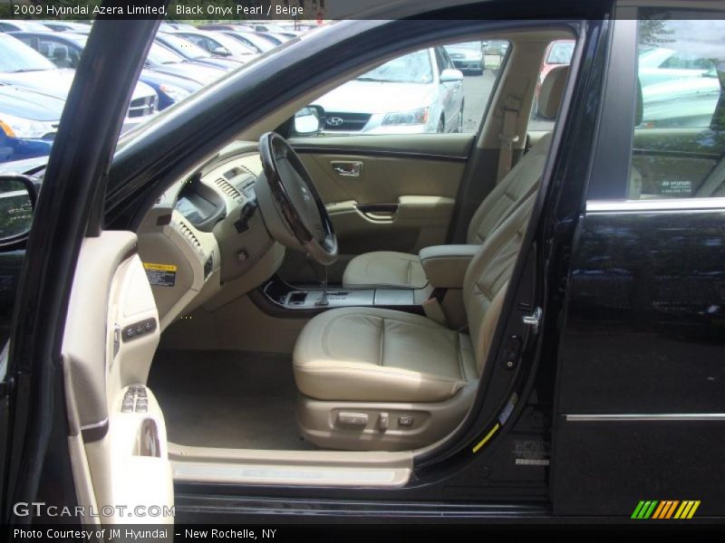 Black Onyx Pearl / Beige 2009 Hyundai Azera Limited