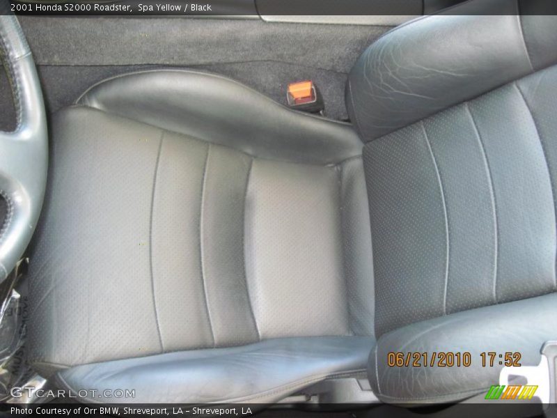 Spa Yellow / Black 2001 Honda S2000 Roadster