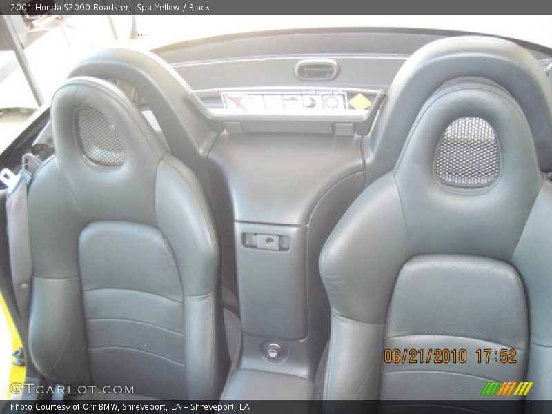 Spa Yellow / Black 2001 Honda S2000 Roadster