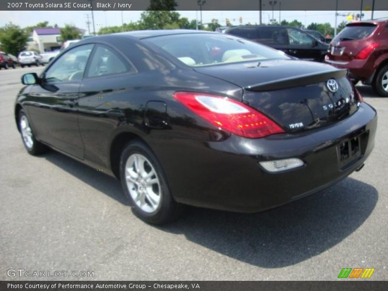Black / Ivory 2007 Toyota Solara SE Coupe