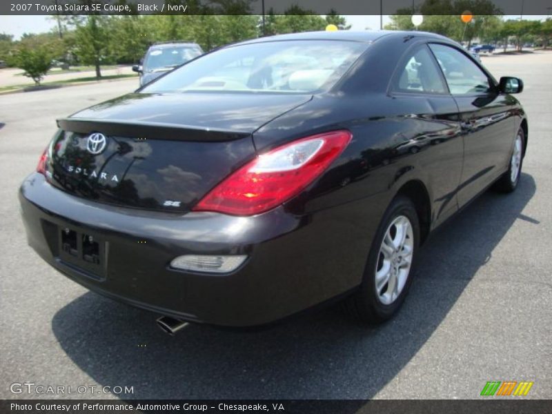 Black / Ivory 2007 Toyota Solara SE Coupe