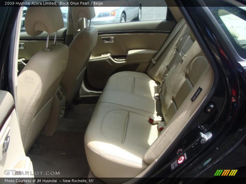 Black Onyx Pearl / Beige 2009 Hyundai Azera Limited