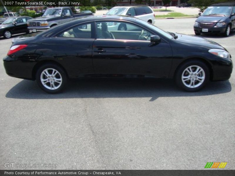 Black / Ivory 2007 Toyota Solara SE Coupe