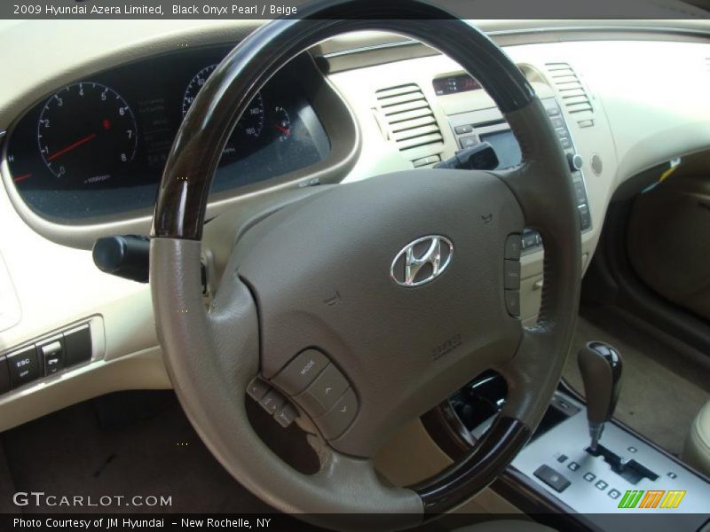 Black Onyx Pearl / Beige 2009 Hyundai Azera Limited