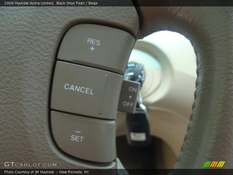 Black Onyx Pearl / Beige 2009 Hyundai Azera Limited