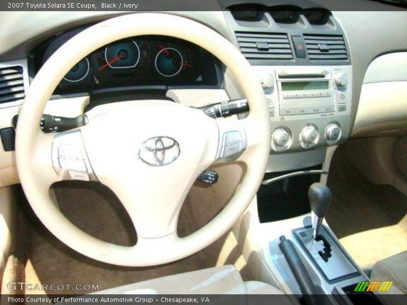 Black / Ivory 2007 Toyota Solara SE Coupe
