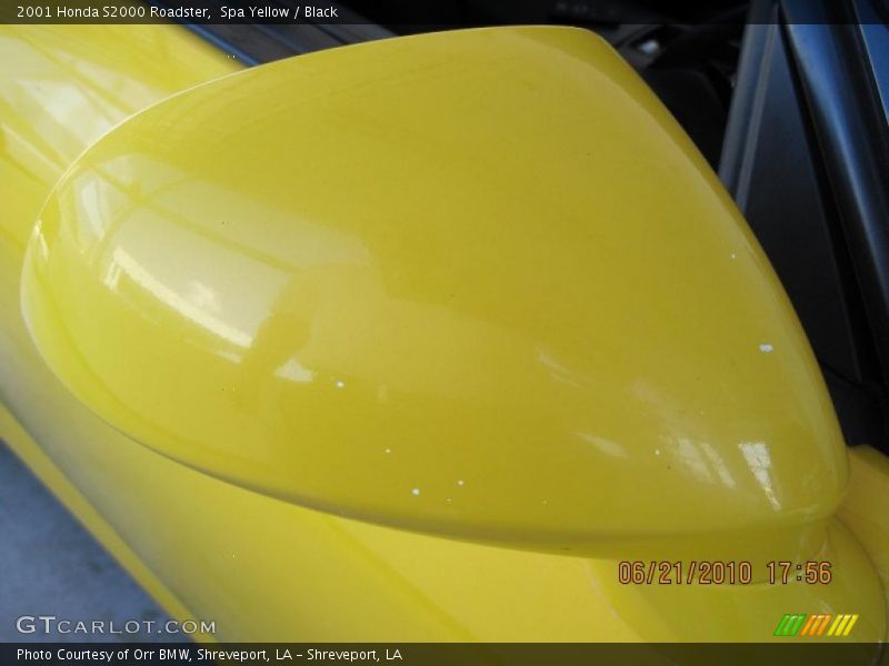 Spa Yellow / Black 2001 Honda S2000 Roadster