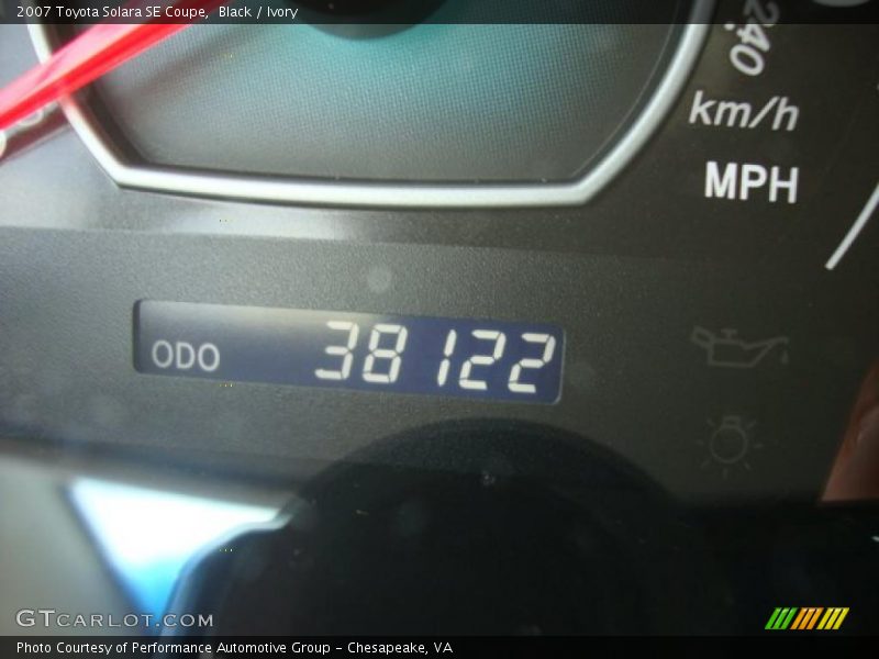 Black / Ivory 2007 Toyota Solara SE Coupe