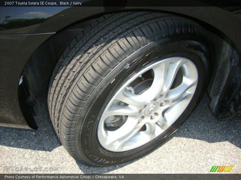 Black / Ivory 2007 Toyota Solara SE Coupe