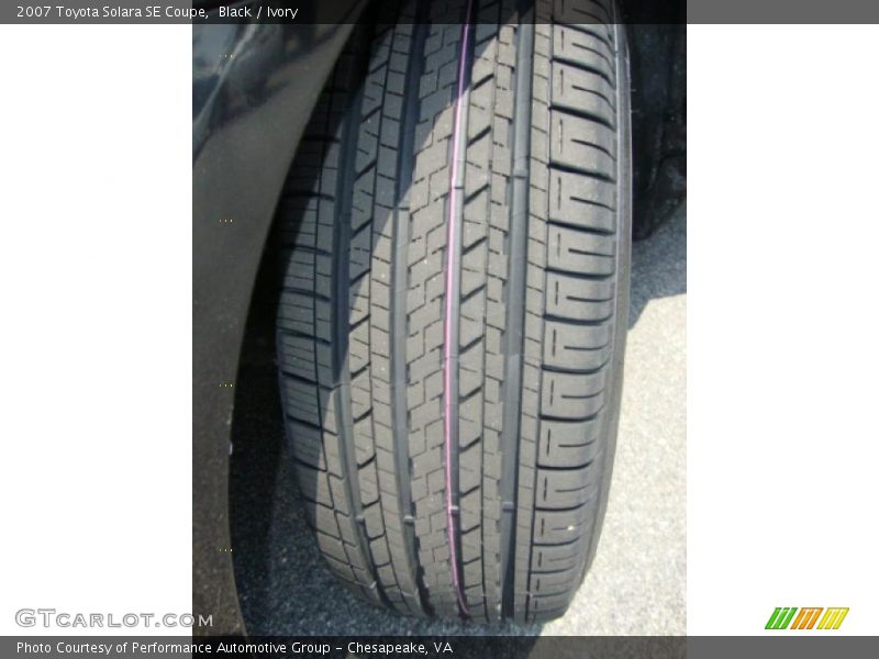 Black / Ivory 2007 Toyota Solara SE Coupe