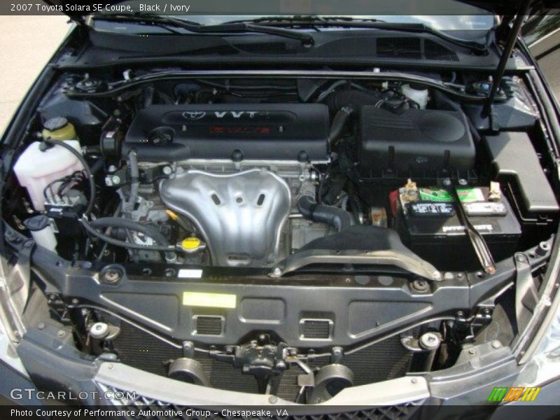 Black / Ivory 2007 Toyota Solara SE Coupe