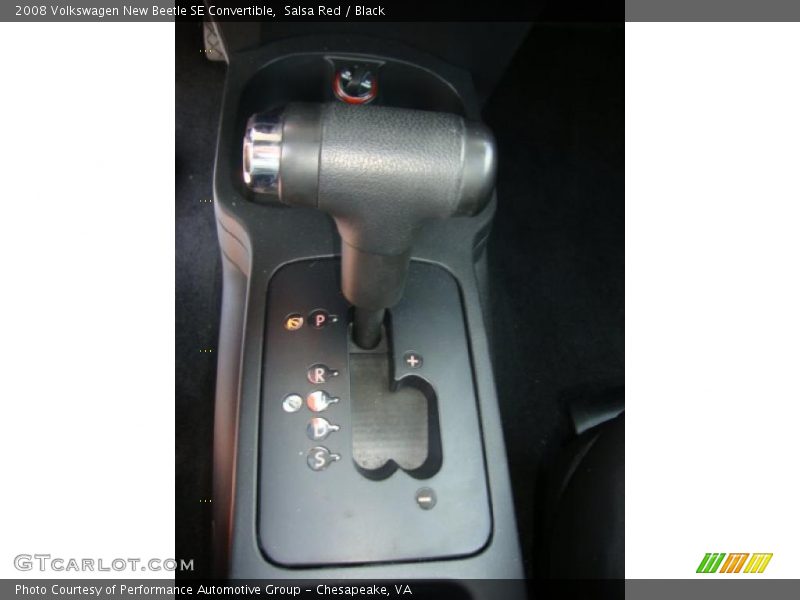 Salsa Red / Black 2008 Volkswagen New Beetle SE Convertible