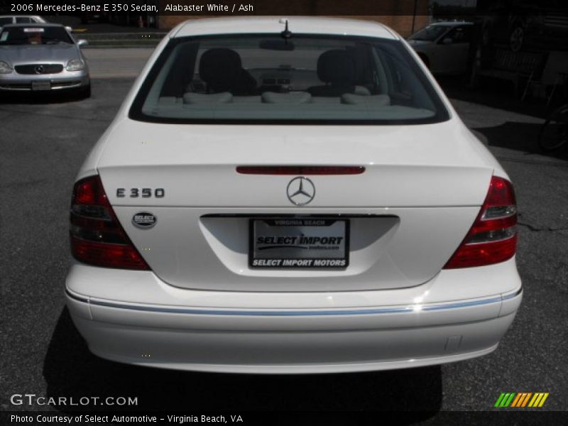 Alabaster White / Ash 2006 Mercedes-Benz E 350 Sedan