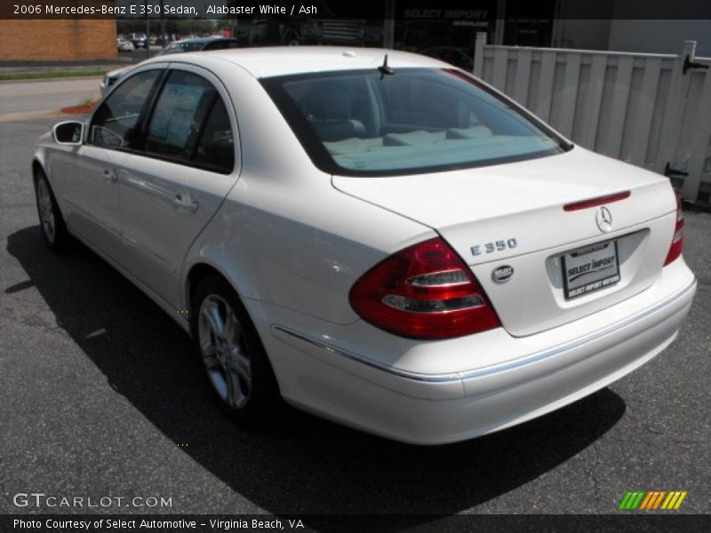 Alabaster White / Ash 2006 Mercedes-Benz E 350 Sedan