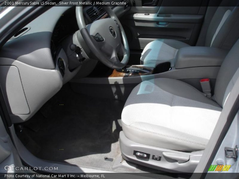 Silver Frost Metallic / Medium Graphite 2001 Mercury Sable LS Sedan