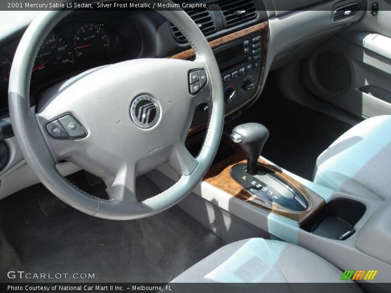 Silver Frost Metallic / Medium Graphite 2001 Mercury Sable LS Sedan