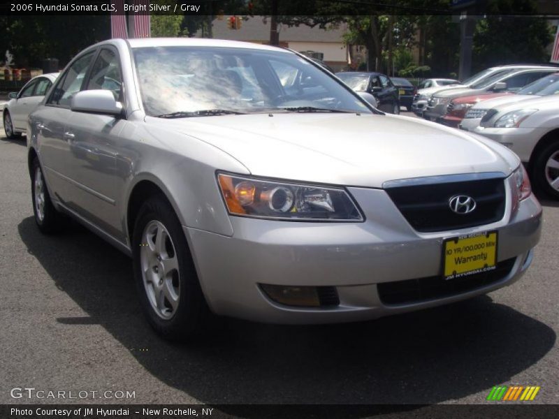 Bright Silver / Gray 2006 Hyundai Sonata GLS