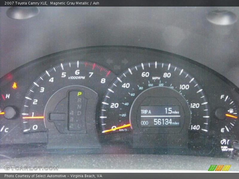 Magnetic Gray Metallic / Ash 2007 Toyota Camry XLE
