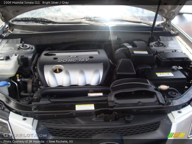 Bright Silver / Gray 2006 Hyundai Sonata GLS