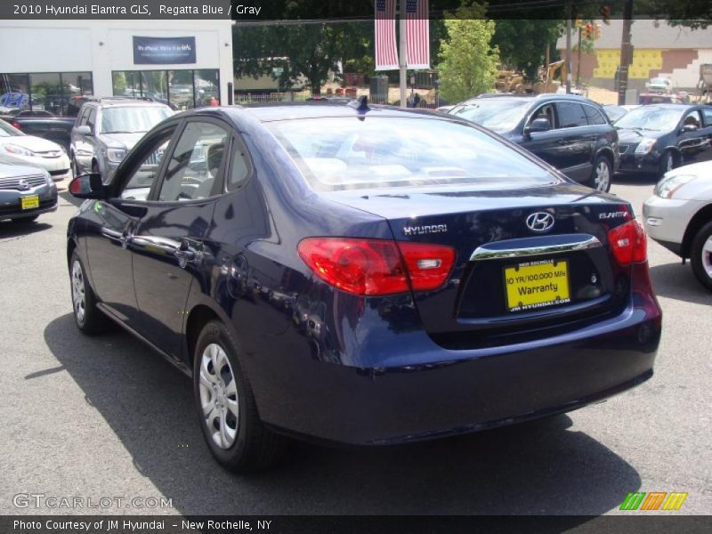 Regatta Blue / Gray 2010 Hyundai Elantra GLS
