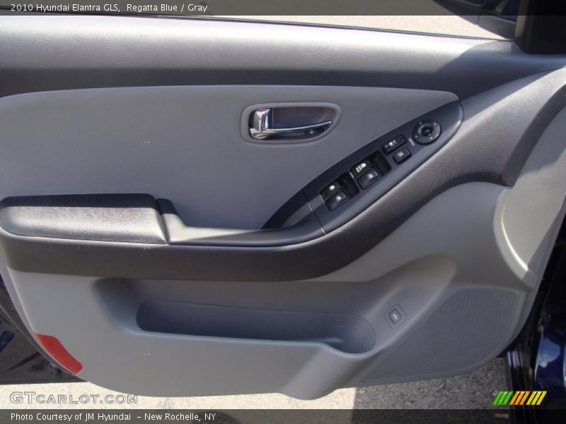 Regatta Blue / Gray 2010 Hyundai Elantra GLS