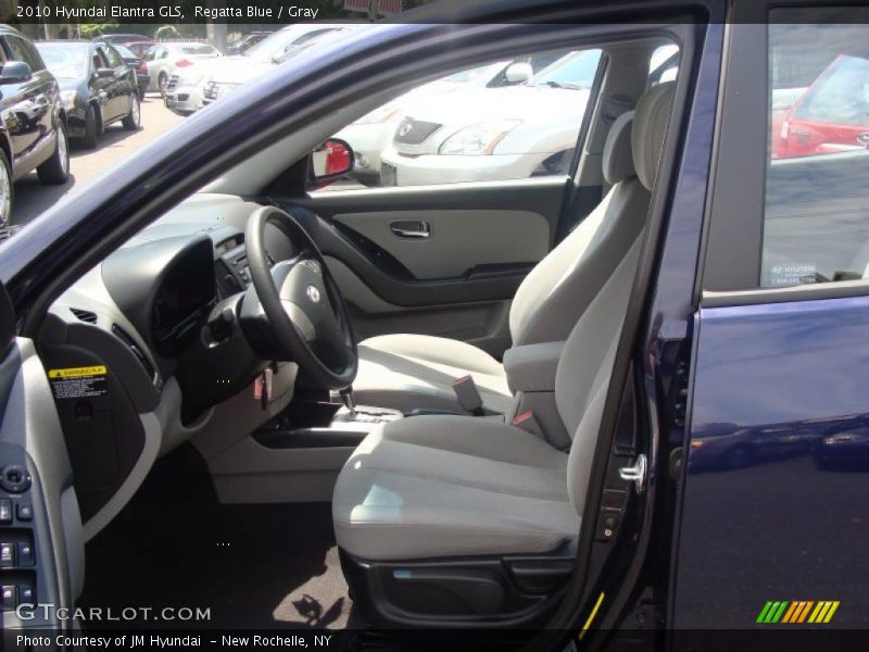 Regatta Blue / Gray 2010 Hyundai Elantra GLS