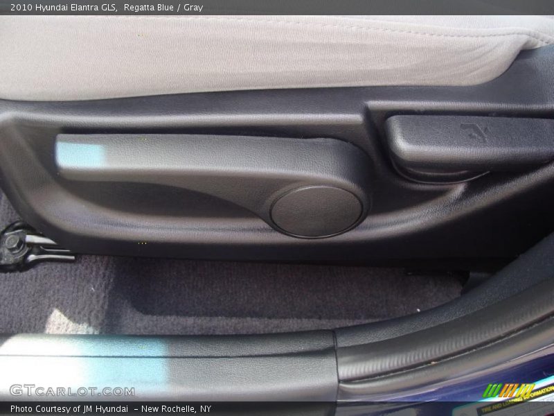Regatta Blue / Gray 2010 Hyundai Elantra GLS