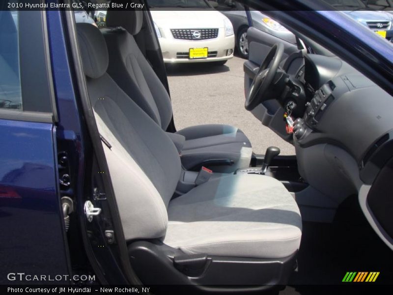 Regatta Blue / Gray 2010 Hyundai Elantra GLS