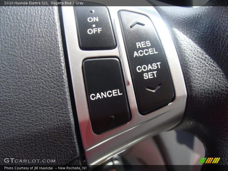 Regatta Blue / Gray 2010 Hyundai Elantra GLS