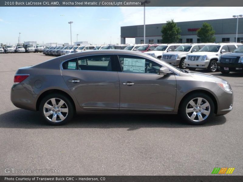 Mocha Steel Metallic / Cocoa/Light Cashmere 2010 Buick LaCrosse CXL AWD