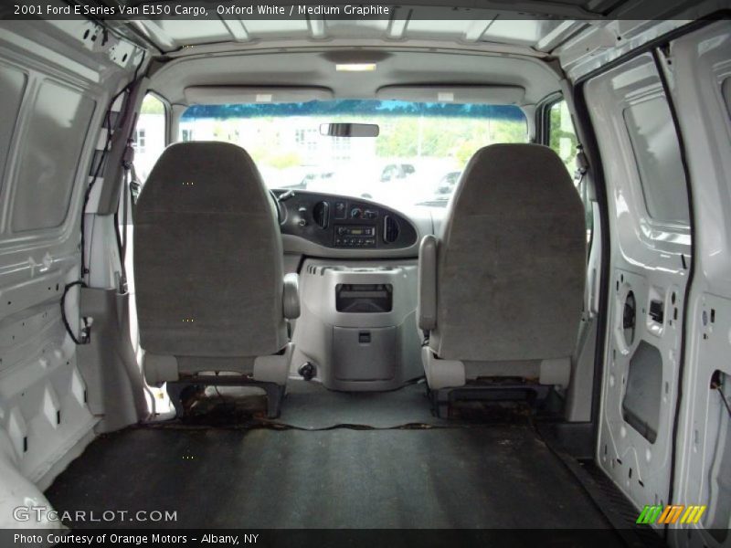 Oxford White / Medium Graphite 2001 Ford E Series Van E150 Cargo