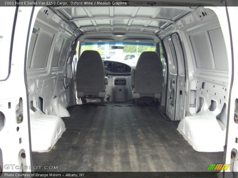 Oxford White / Medium Graphite 2001 Ford E Series Van E150 Cargo
