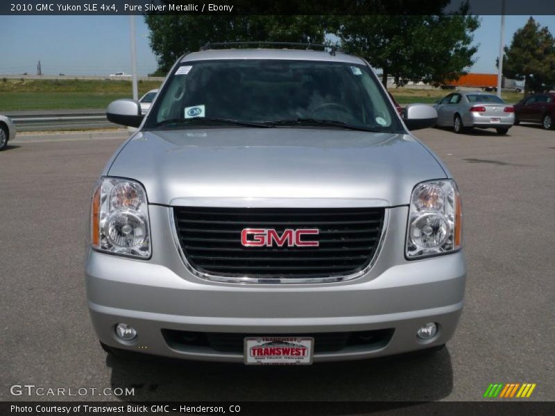 Pure Silver Metallic / Ebony 2010 GMC Yukon SLE 4x4