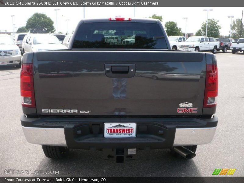 Storm Gray Metallic / Cocoa/Light Cashmere 2011 GMC Sierra 2500HD SLT Crew Cab
