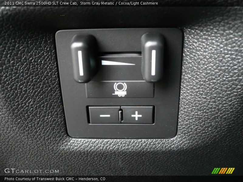 Storm Gray Metallic / Cocoa/Light Cashmere 2011 GMC Sierra 2500HD SLT Crew Cab
