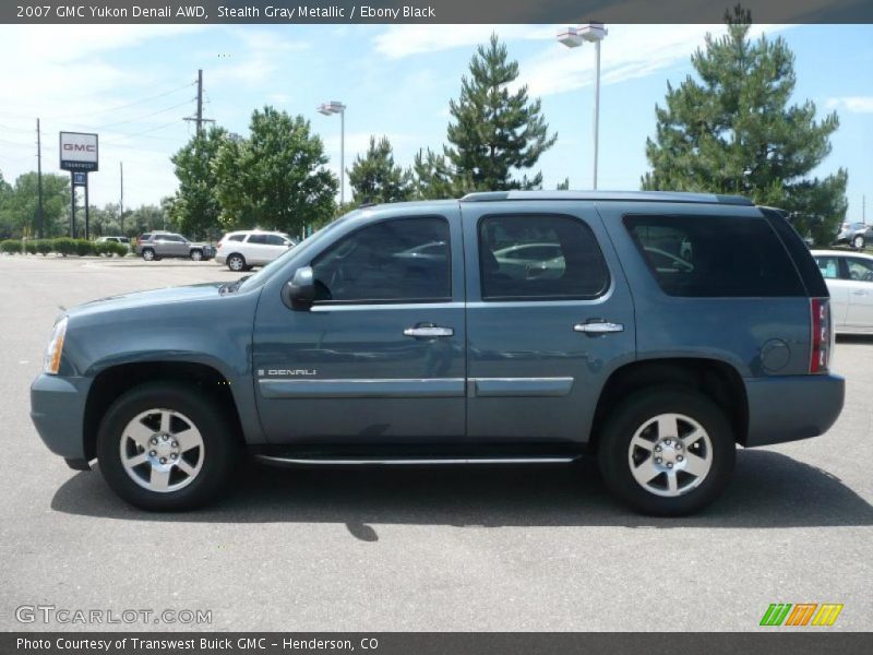 Stealth Gray Metallic / Ebony Black 2007 GMC Yukon Denali AWD