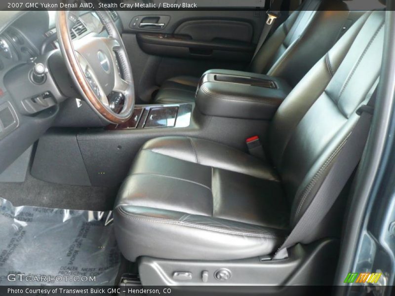 Stealth Gray Metallic / Ebony Black 2007 GMC Yukon Denali AWD