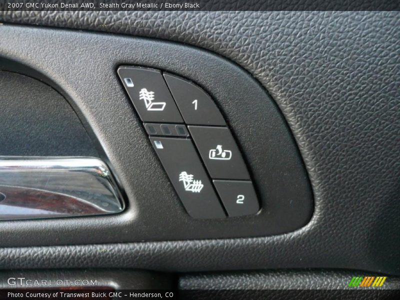 Stealth Gray Metallic / Ebony Black 2007 GMC Yukon Denali AWD