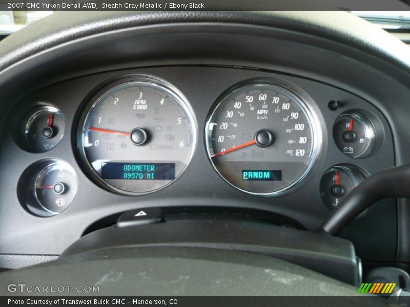 Stealth Gray Metallic / Ebony Black 2007 GMC Yukon Denali AWD
