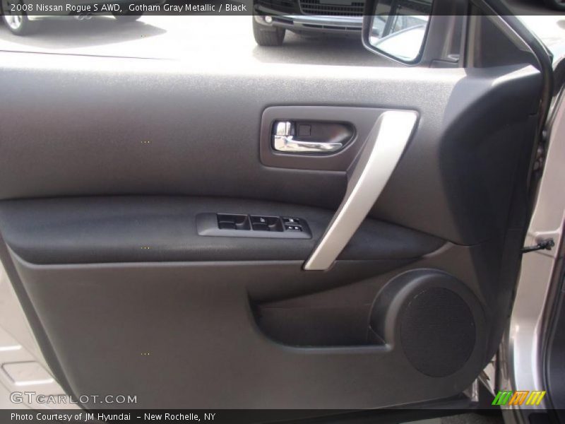 Gotham Gray Metallic / Black 2008 Nissan Rogue S AWD