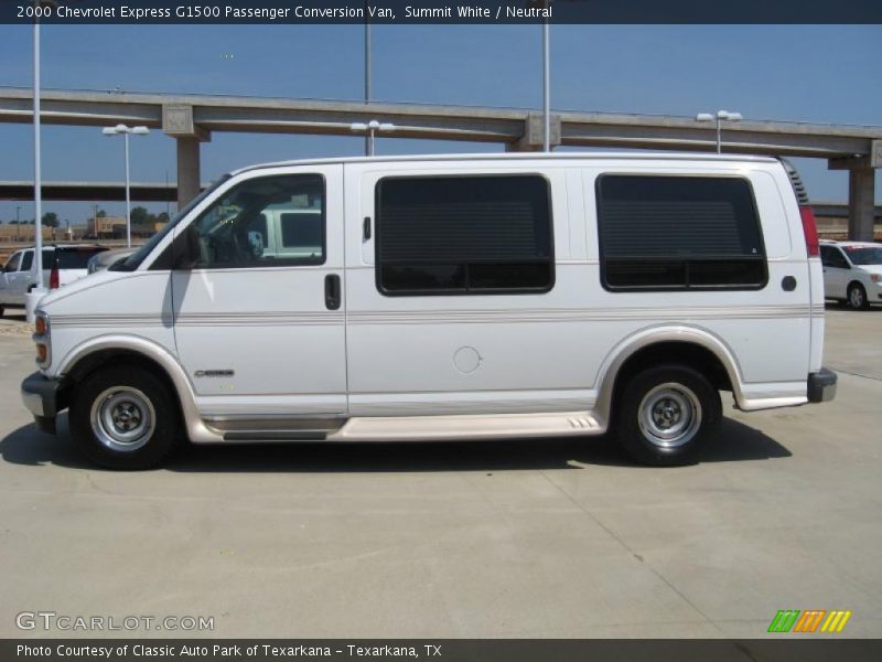 Summit White / Neutral 2000 Chevrolet Express G1500 Passenger Conversion Van