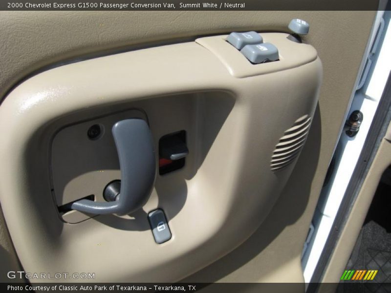 Summit White / Neutral 2000 Chevrolet Express G1500 Passenger Conversion Van