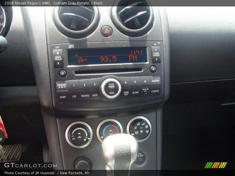 Gotham Gray Metallic / Black 2008 Nissan Rogue S AWD