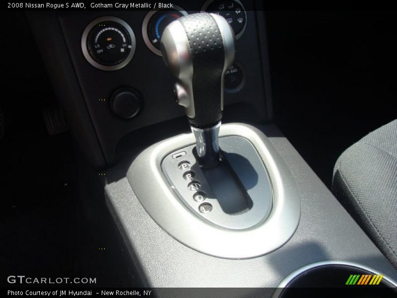 Gotham Gray Metallic / Black 2008 Nissan Rogue S AWD