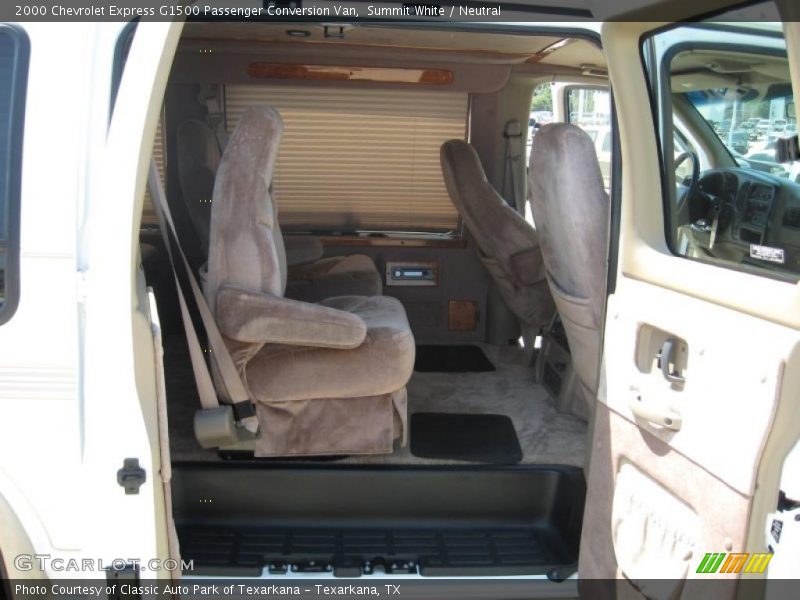Summit White / Neutral 2000 Chevrolet Express G1500 Passenger Conversion Van
