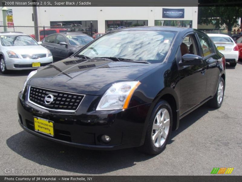 Super Black / Saddle 2008 Nissan Sentra 2.0 SL