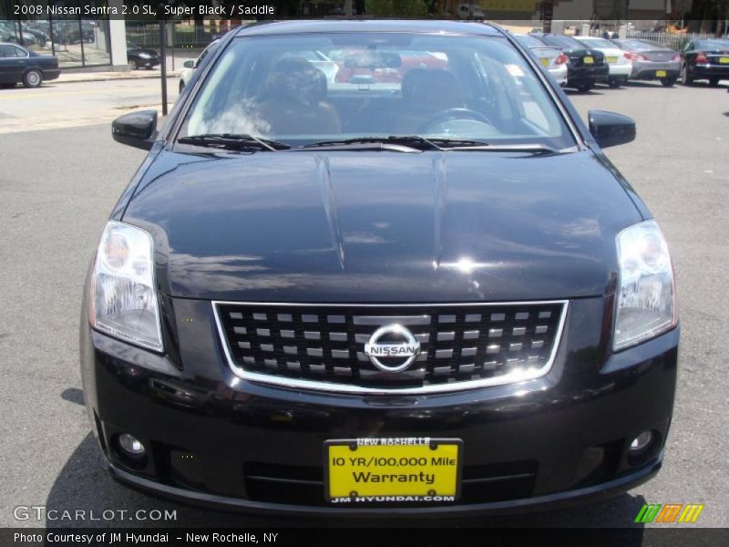 Super Black / Saddle 2008 Nissan Sentra 2.0 SL