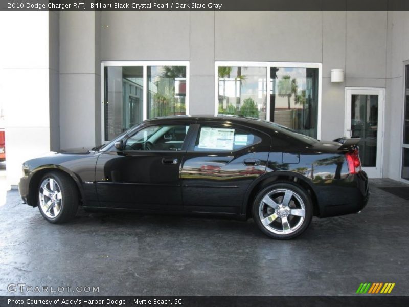 Brilliant Black Crystal Pearl / Dark Slate Gray 2010 Dodge Charger R/T