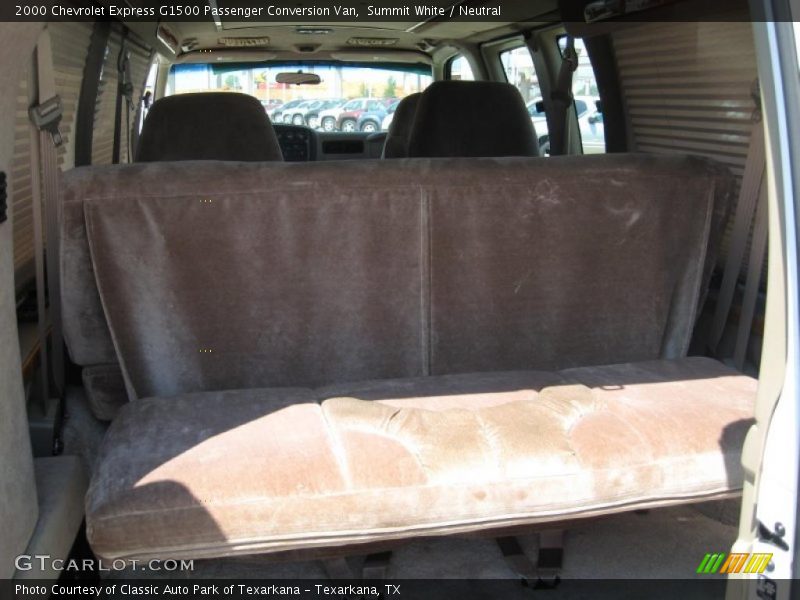Summit White / Neutral 2000 Chevrolet Express G1500 Passenger Conversion Van