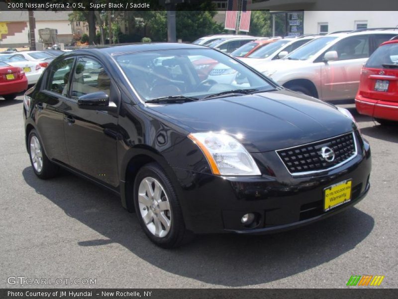 Super Black / Saddle 2008 Nissan Sentra 2.0 SL